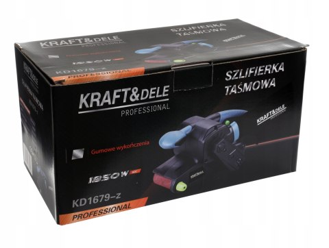 Szlifierka taśmowa sieciowe Kraft&Dele 1850 W 230 V Szlifierka taśmowa sieciowe Kraft&Dele 1850 W 230 V