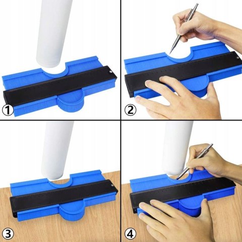 WZORNIK DO PRZENOSZENIA KSZTAŁTÓW SZABLON 260 MM WZORNIK DO PRZENOSZENIA KSZTAŁTÓW SZABLON 260 MM