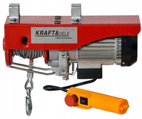 Wciągarka Kraft&Dele KD1526 0,8 t wysokość podnoszenia 12 m Wciągarka Kraft&Dele KD1526 0,8 t wysokość podnoszenia 12 m