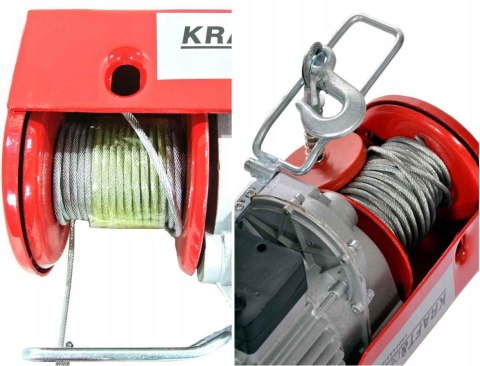 Wciągarka Kraft&Dele KD1526 0,8 t wysokość podnoszenia 12 m Wciągarka Kraft&Dele KD1526 0,8 t wysokość podnoszenia 12 m