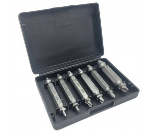 Wykrętaki do usuwania wkrętów Falon-Tech FT0606 6 szt. Wykrętaki do usuwania wkrętów Falon-Tech FT0606 6 szt.