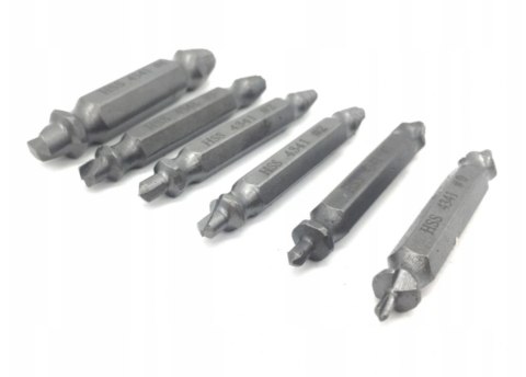 Wykrętaki do usuwania wkrętów Falon-Tech FT0606 6 szt. Wykrętaki do usuwania wkrętów Falon-Tech FT0606 6 szt.