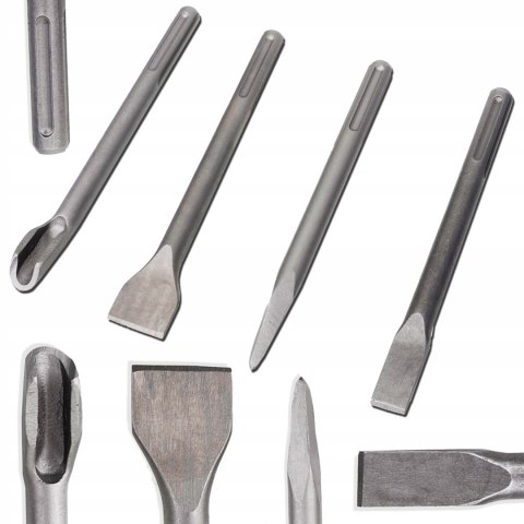 ZESTAW DŁUT DŁUTA DŁUTO DO BETONU SDS MAX 4 SZT ZESTAW DŁUT DŁUTA DŁUTO DO BETONU SDS MAX 4 SZT