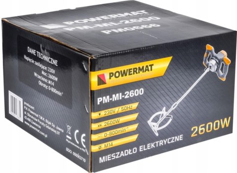 Mieszadło ELEKTRYCZNE do Zapraw 2600W 2xMieszalnik Mieszadło ELEKTRYCZNE do Zapraw 2600W 2xMieszalnik