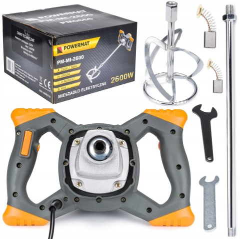 Mieszadło ELEKTRYCZNE do Zapraw 2600W 2xMieszalnik Mieszadło ELEKTRYCZNE do Zapraw 2600W 2xMieszalnik