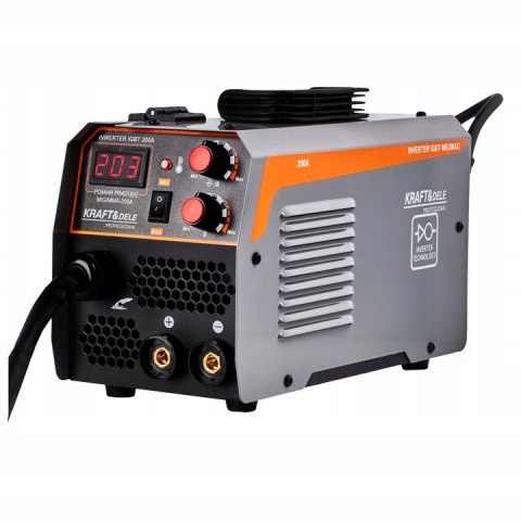 Półautomat spawalniczy MIG/MAG, MMA, TIG Kraft&Dele 40-200 A 230 V Półautomat spawalniczy MIG/MAG, MMA, TIG Kraft&Dele 40-200 A 230 V
