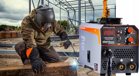 Półautomat spawalniczy MIG/MAG, MMA, TIG Kraft&Dele 40-200 A 230 V Półautomat spawalniczy MIG/MAG, MMA, TIG Kraft&Dele 40-200 A 230 V