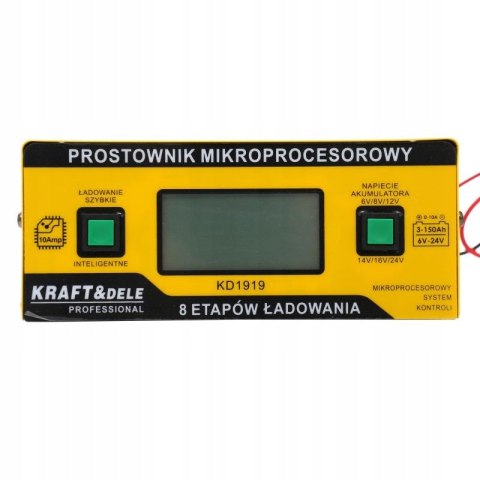Prostownik mikroprocesorowy Kraft&Dele KD1919 10A Prostownik mikroprocesorowy Kraft&Dele KD1919 10A