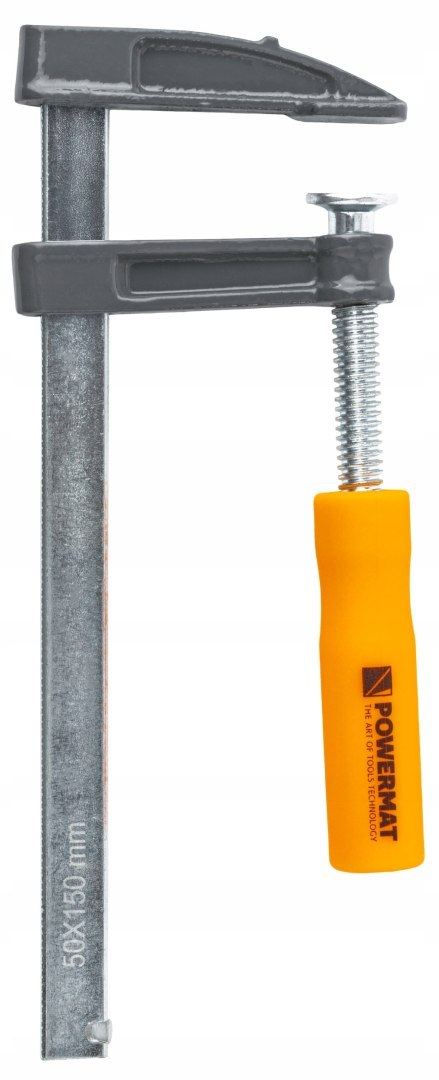 ŚCISK STOLARSKI ŚRUBOWY ZACISK 150x50 MM TYP F STALOWY DO DREWNA WARSZTATU ŚCISK STOLARSKI ŚRUBOWY ZACISK 150x50 MM TYP F STALOWY DO DREWNA WARSZTATU