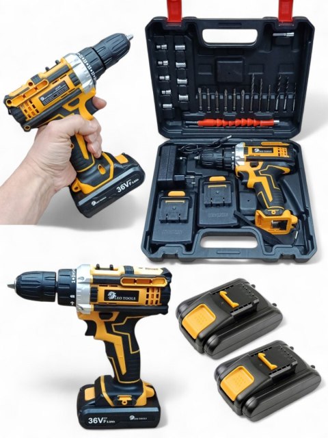 Wkrętarka LEO TOOLS 36V. WKRETARKA plus 2 AKU Wkrętarka LEO TOOLS 36V. WKRETARKA plus 2 AKU