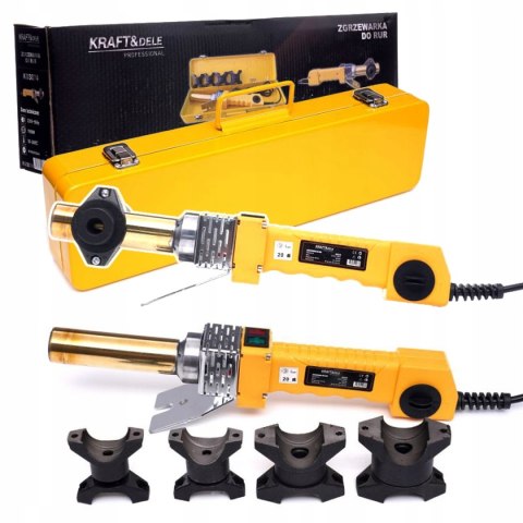ZGRZEWARKA DO RUR PP PCV 1950W 230V/50Hz WALIZKA + MATRYCE 16-32mm ZGRZEWARKA DO RUR PP PCV 1950W 230V/50Hz WALIZKA + MATRYCE 16-32mm