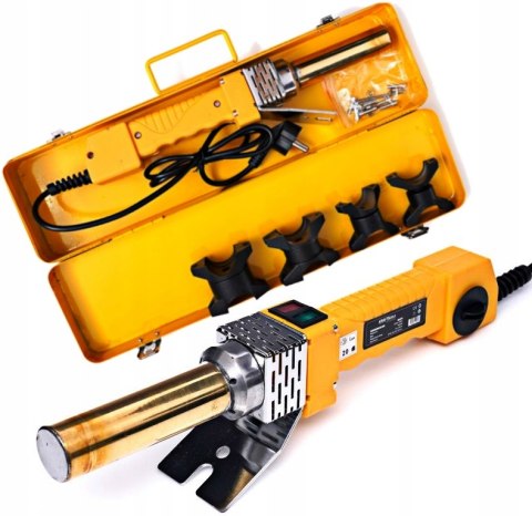 ZGRZEWARKA DO RUR PP PCV 1950W 230V/50Hz WALIZKA + MATRYCE 16-32mm ZGRZEWARKA DO RUR PP PCV 1950W 230V/50Hz WALIZKA + MATRYCE 16-32mm