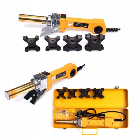 ZGRZEWARKA DO RUR PP PCV 1950W 230V/50Hz WALIZKA + MATRYCE 16-32mm ZGRZEWARKA DO RUR PP PCV 1950W 230V/50Hz WALIZKA + MATRYCE 16-32mm