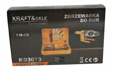 ZGRZEWARKA KRAFT&DELE LCD DO RUR PP PCV MATRYCE 16-63mm 2800W POLIFUZYJNA W ZGRZEWARKA KRAFT&DELE LCD DO RUR PP PCV MATRYCE 16-63mm 2800W POLIFUZYJNA W