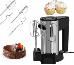 MIKSER RĘCZNY KUCHENNY 1000W SOLIDNY 5 POZIOMÓW + TURBO WYMIENNE ŁOPATKI