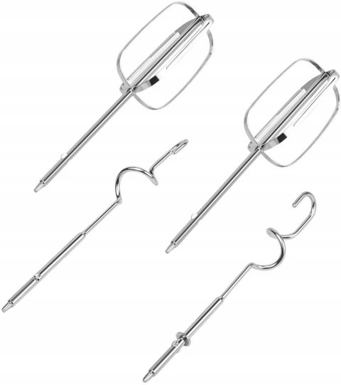 MIKSER RĘCZNY KUCHENNY 1000W SOLIDNY 5 POZIOMÓW + TURBO WYMIENNE ŁOPATKI