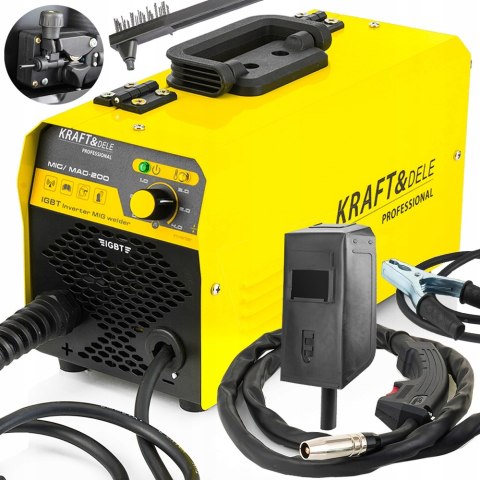 Półautomat spawalniczy MIG/MAG Kraft&Dele 40-200 A 230 V