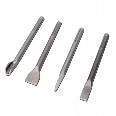 ZESTAW DŁUT DŁUTA DŁUTO DO BETONU SDS MAX 4 SZT