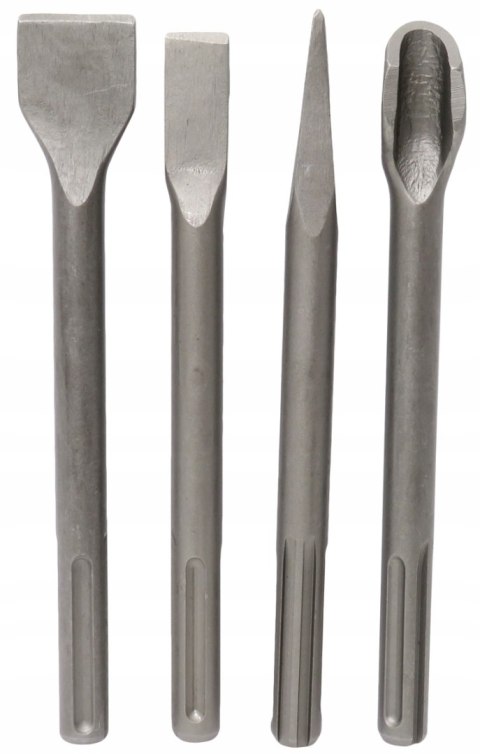 ZESTAW DŁUT DŁUTA DŁUTO DO BETONU SDS MAX 4 SZT