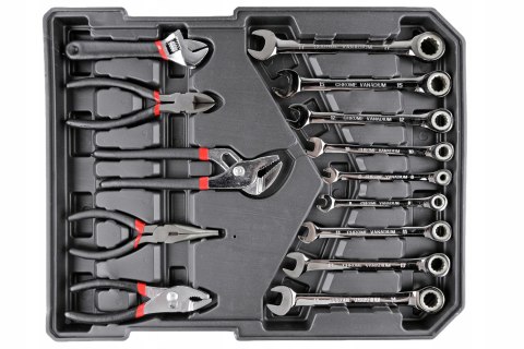 ZESTAW NARZĘDZI KLUCZY NASADKI BIT WALIZKA NARZĘDZIOWA SUPER DUŻY ZESTAW XL