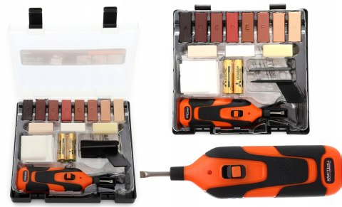 Zestaw do naprawy paneli mebli wosk naprawczy KD981