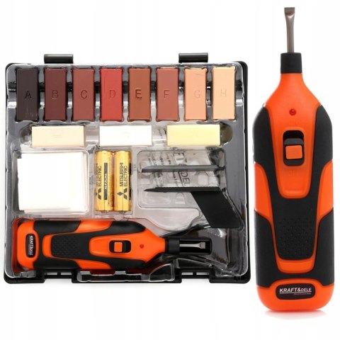 Zestaw do naprawy paneli mebli wosk naprawczy KD981