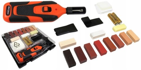 Zestaw do naprawy paneli mebli wosk naprawczy KD981