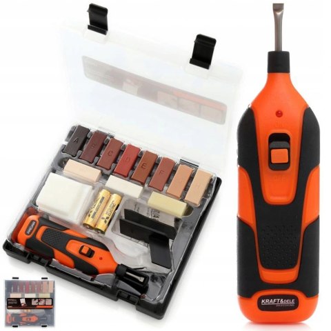 Zestaw do naprawy paneli mebli wosk naprawczy KD981