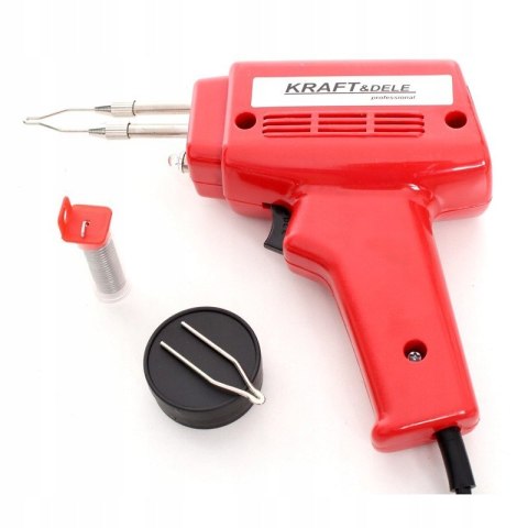 LUTOWNICA TRANSFORMATOROWA 100W SOLIDNA BUDOWA DIODA LED PISTOLET + ZESTAW