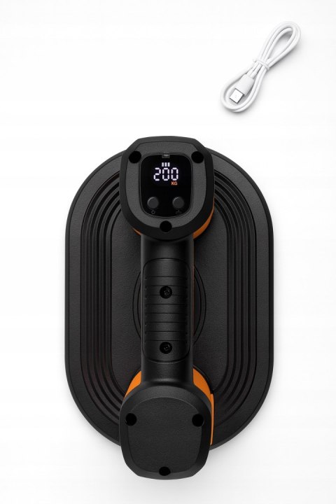 PRZYSSAWKA PRÓŻNIOWA AKUMULATOROWA DO PŁYTEK LCD UCHWYT DO SZYB GRESU 200KG