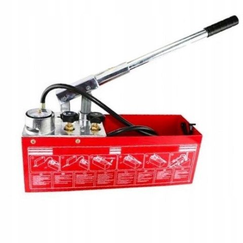 Pompa kontrolna do prób ciśnieniowych 0-50kg / 45ml / 12L KD10478