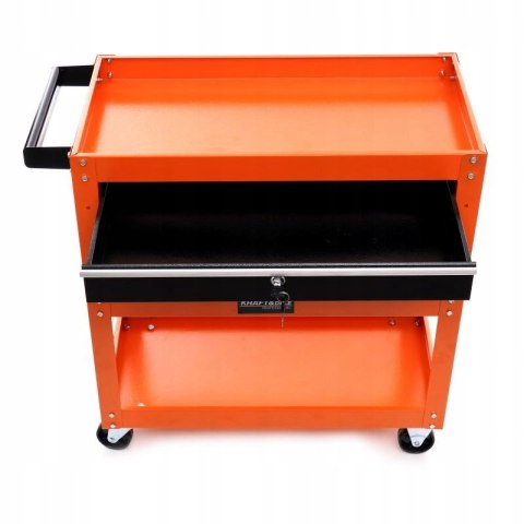 SZAFKA NARZĘDZIOWA PUSTA WÓZEK WARSZTATOWY PÓŁKI KÓŁKA KD366