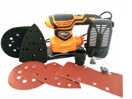 SZLIFIERKA MIMOŚRODOWA OSCYLACYJNA ELEKTRYCZNA Z REGULACJĄ 3w1 1200W KRAFT