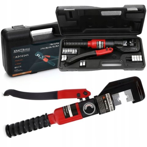 ZACISKARKA PRASKA PRASA DO KABLI LIN PRZEWODÓW HYDRAULICZNA 4 - 70mm