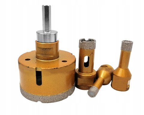 ZESTAW OTWORNIC 6-68MM WIERTŁO DIAMENTOWE DO GRESU PŁYTEK KORONKI OTWORNICA