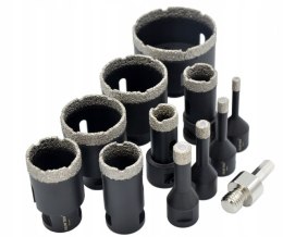 ZESTAW OTWORNICA WIERTŁO DIAMENTOWE DO GRESU 6-68