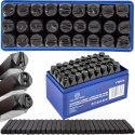 ZNACZNIKI NUMERATORY STEMPLE WYBIJAKI ALFABET LITERY CYFRY 36el 10mm