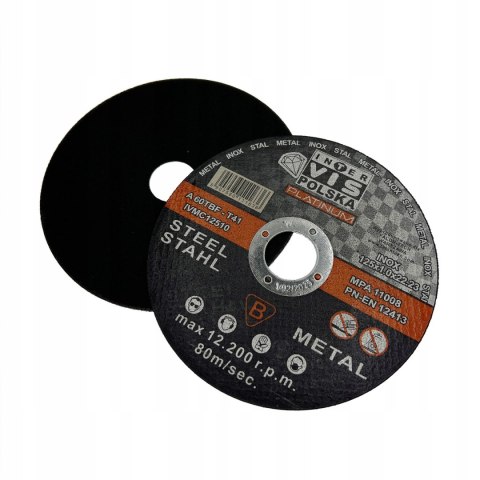 10szt TARCZA DO CIĘCIA METALU TARCZE 125x1,2 PLATINUM