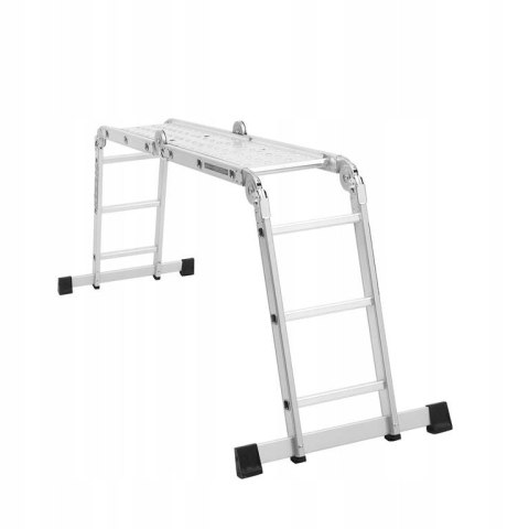 Drabina Składana Platforma Aluminiowa 4 X 3 346 CM MAX 150 KG Ktaft&Dele