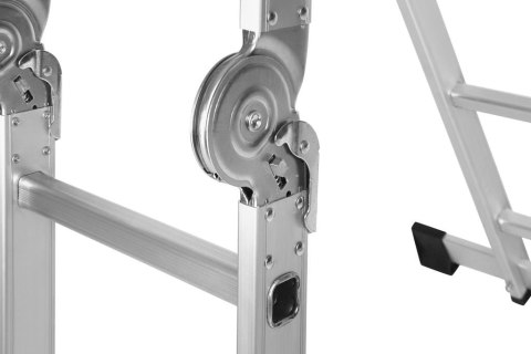 Drabina Składana Platforma Aluminiowa 4 X 3 346 CM MAX 150 KG Ktaft&Dele