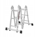 Drabina Składana Platforma Aluminiowa 4 X 3 346 CM MAX 150 KG Ktaft&Dele