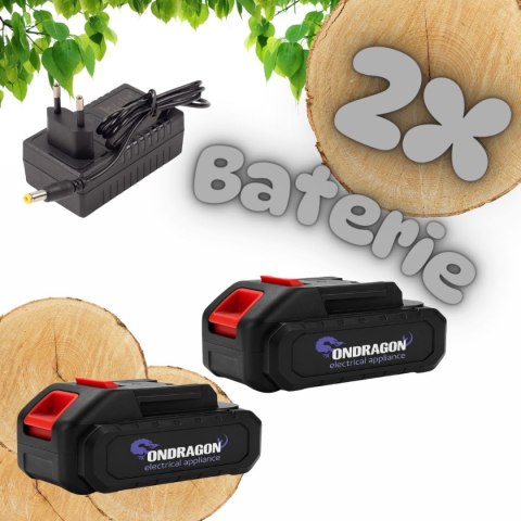 PIŁA AKUMULATOROWA 6" + SEKATOR + WYSIĘGNIK TELESKOPOWY 2M 2X36V ZESTAW