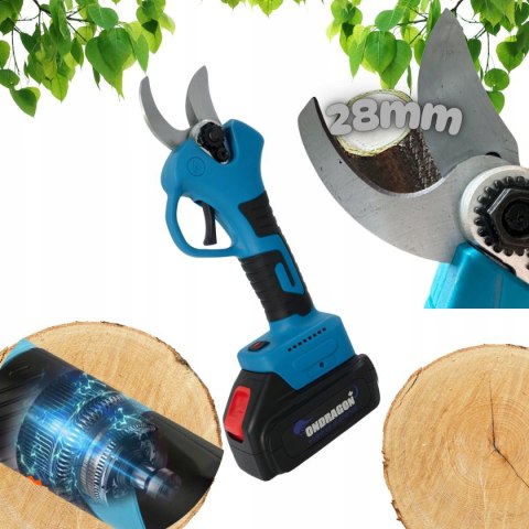 PIŁA AKUMULATOROWA 6" + SEKATOR + WYSIĘGNIK TELESKOPOWY 2M 2X48V ZESTAW