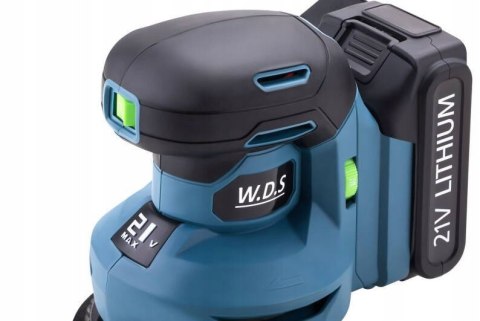 SZLIFIERKA AKUMULATOROWA MIMOŚRODOWA OSCYLACYJNA DREWNA METALU AKU 3Ah 21V