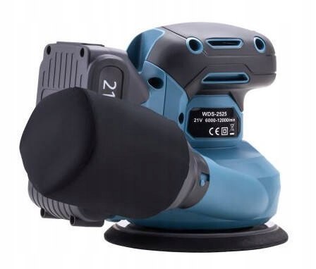 SZLIFIERKA AKUMULATOROWA MIMOŚRODOWA OSCYLACYJNA DREWNA METALU AKU 3Ah 21V