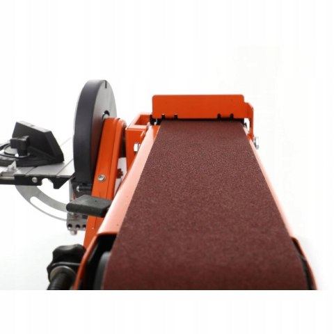 SZLIFIERKA TAŚMOWA TALERZOWA STOŁOWA 600W CZOŁOWA 1450 RPM TARCZA 150 mm