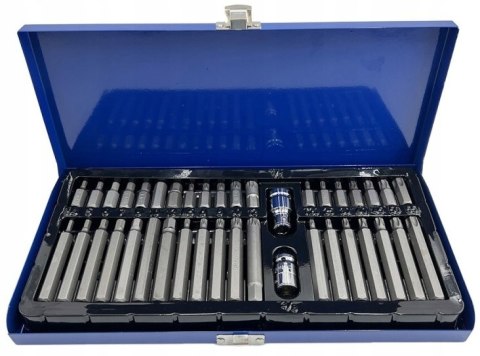 ZESTAW KLUCZE TORX SPLINE IMBUS HEX BITY 40szt CrV