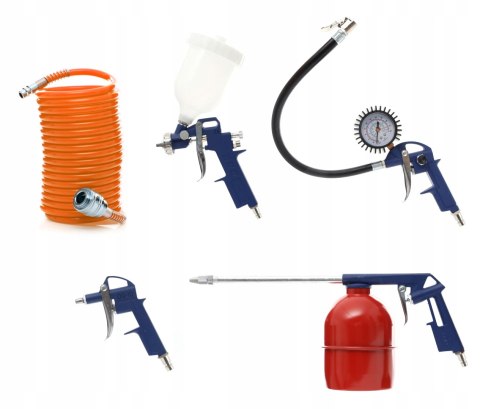 ZESTAW PNEUMATYCZNY 5 EL. LAKIERNICZY DO MALOWANIA
