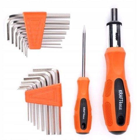Zestaw śrubokrętów i bitów Kraft&Dele KD10958 122szt.