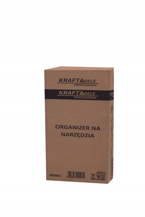 Kraft&Dele ORGANIZER NA NARZĘDZIA ZAWIESZANY 3 POZIOMY 470x250x405mm KD3231
